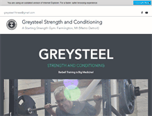 Tablet Screenshot of greysteel.org